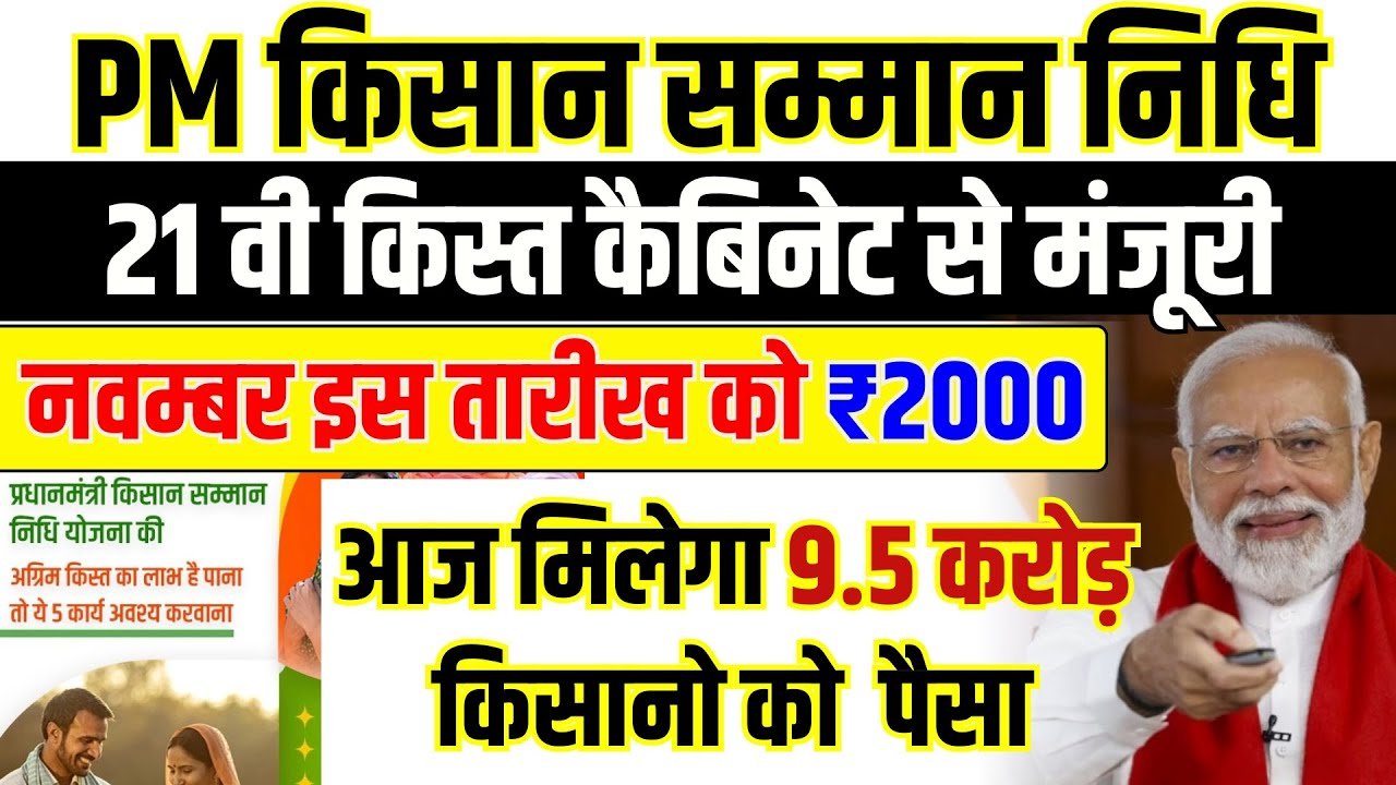 PM Kisan 21th Installment 2025